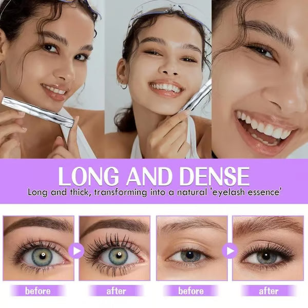 ✨Eyelash Primer,Tubular Eyelash Primer,WaterproofLong Curling Mascara,Natural And Non-Smudged