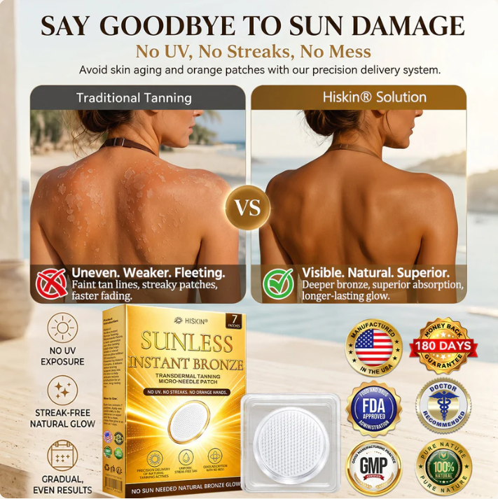 🌞Sun-Free Glow Micro-Needle Tanning Patch🔥
