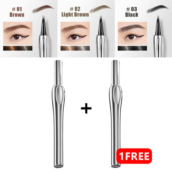 2026 Upgraded Natural Waterproof Eyebrow Pen with Microfine Tip