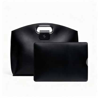 🔥BUY 1 GET 1 FREE🔥The 2-Piece Set: Sophisticated Business Waterproof Leather Laptop & Tote Set