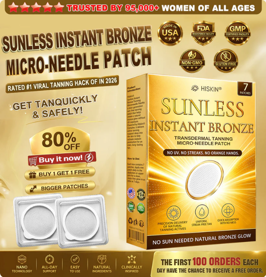 🌞Sun-Free Glow Micro-Needle Tanning Patch🔥