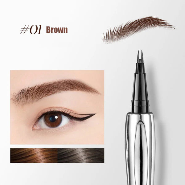 2026 Upgraded Natural Waterproof Eyebrow Pen with Microfine Tip