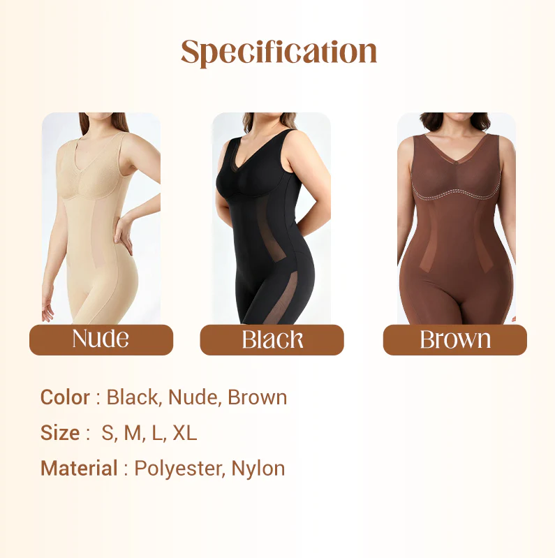 ⏳Time-limited Special⏰Tummy Tuck & Hip Lift Traceless One-piece Shapewear