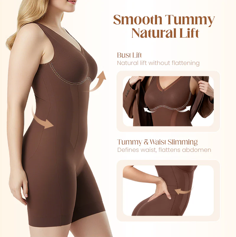 ⏳Time-limited Special⏰Tummy Tuck & Hip Lift Traceless One-piece Shapewear