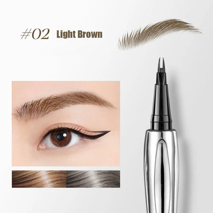 2026 Upgraded Natural Waterproof Eyebrow Pen with Microfine Tip
