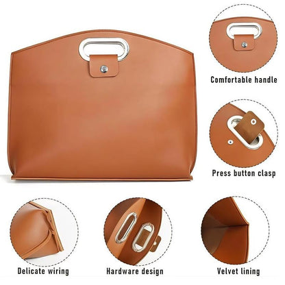 🔥BUY 1 GET 1 FREE🔥The 2-Piece Set: Sophisticated Business Waterproof Leather Laptop & Tote Set