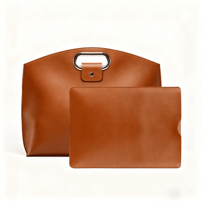 🔥BUY 1 GET 1 FREE🔥The 2-Piece Set: Sophisticated Business Waterproof Leather Laptop & Tote Set