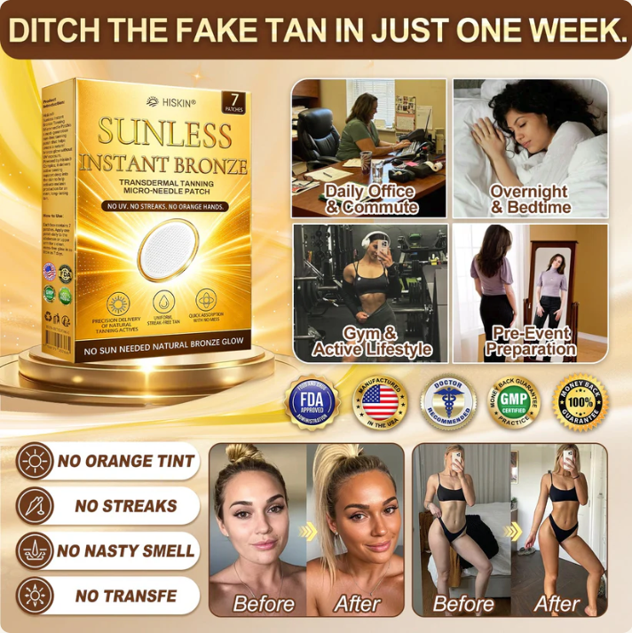🌞Sun-Free Glow Micro-Needle Tanning Patch🔥