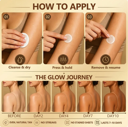 🌞Sun-Free Glow Micro-Needle Tanning Patch🔥