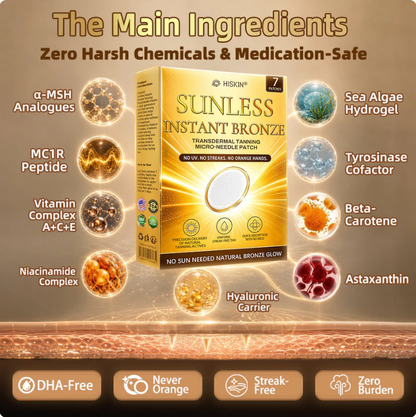 🌞Sun-Free Glow Micro-Needle Tanning Patch🔥
