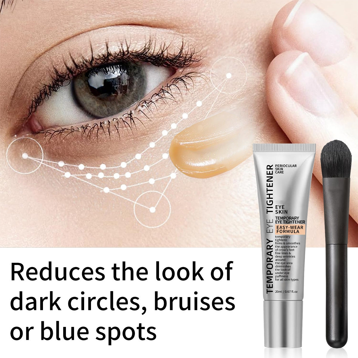 🌸Instant Eye Tightener Easy-Wear Formula – Ultimate Lift & Smooth Finish ✨