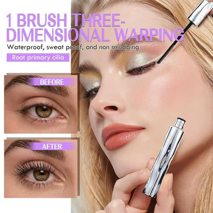 ✨Eyelash Primer,Tubular Eyelash Primer,WaterproofLong Curling Mascara,Natural And Non-Smudged
