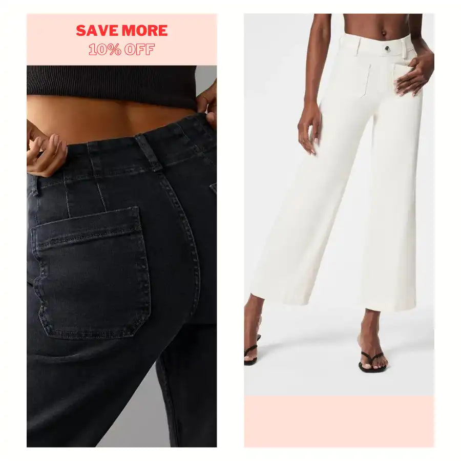👖Tummy Control Cropped Wide-Leg Jeans ⭐ 2026 Best Selling Jeans