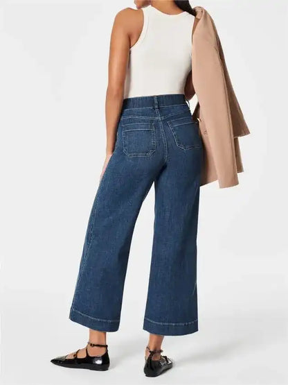 👖Tummy Control Cropped Wide-Leg Jeans ⭐ 2026 Best Selling Jeans