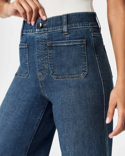 👖Tummy Control Cropped Wide-Leg Jeans ⭐ 2026 Best Selling Jeans