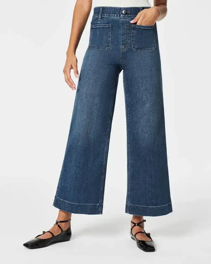👖Tummy Control Cropped Wide-Leg Jeans ⭐ 2026 Best Selling Jeans